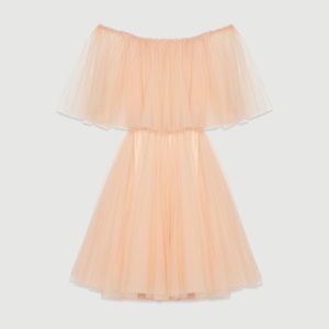 Maje Rossini Tulle Overlay Dress